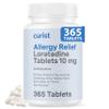 Curist Loratadine 10mg 365 Count - All Day Non Drowsy Allergy Medicine - 24 Hour Antihistamine Tablets for Runny Nose, Itchy Eyes, & Sneezing - Indoor & Outdoor Allergy Medicine for Adults view 1