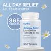 Curist Loratadine 10mg 365 Count - All Day Non Drowsy Allergy Medicine - 24 Hour Antihistamine Tablets for Runny Nose, Itchy Eyes, & Sneezing - Indoor & Outdoor Allergy Medicine for Adults view 3