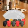 10Pcs Coffee Pod Reusable K Cups Foil Sticker Seals view 3