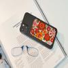 Always With You ThinOptics Readers - Armless On-Nose Reading Glasses - Slim Printed Case Attaches to Phone or Fits in Wallet - Flower Power 2.5x view 3