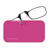 Always With You ThinOptics Readers - Armless On-Nose Reading Glasses - Slim Printed Case Attaches to Phone or Fits in Wallet - Fuchsia Pink 2.0x view 2