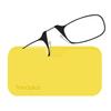 Always With You ThinOptics Readers - Armless On-Nose Reading Glasses - Slim Printed Case Attaches to Phone or Fits in Wallet - Yellow 1.5x view 2