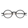 Always With You ThinOptics Reading Glasses - Ultra Thin, Durable, Lightweight - Optical Grade Lenses - Round Black 1.5x view 1