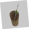 minkissy 50pcs Christmas Straws Paper Drinking Straws with Novelty Toppers Great for Parties Birthdays and Decor view 2
