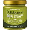 Dellabuona Pistachio Cream with 30% Pure Pistachios - Italian Crema di Pistacchio for Dubai Chocolate Recipes - 12.34 oz Glass Jar, Non-GMO, No Palm Oil view 1