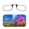 Always With You ThinOptics Readers - Armless On-Nose Reading Glasses - Slim Printed Case Attaches to Phone or Fits in Wallet - Pink Flower Field 2.0x view 1