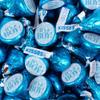 90 Pcs Blue It's a Boy Baby Shower Candy Party Favors Milk Chocolate Kisses with Stickers view 1