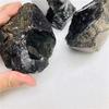1pc Natural Rough Rock Crystal Black Obsidian Large Raw Stones OLMHCCFFK view 4