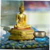 Levemolo Buddha Sound Bowl Cushion Meditation Mat for Tibetan Singing Bowls Random Prevents Collisions Practical Accessory for Mindfulness and Healing view 2