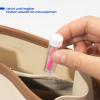 Neptniopllab 4 Pieces Soft Contact Lense Remover Tool, Easy Silicone Contact Lenses Suction Cup with Bottle for Soft Hard Lenses, for Home or Travel Use (Pink and White) view 4