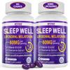 Melatonin 60mg for Adults High Dose, Supports Deep Rest & Brain Cognition, Extra Strength Liposomal Melatonin with Vitamin D3 K2, Chamomile, for Sound Zzz Cycle, Immune & Antioxidant, 150 Softgels view 1