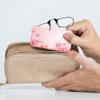 Always With You ThinOptics Readers - Armless On-Nose Reading Glasses - Slim Printed Case Attaches to Phone or Fits in Wallet - Pink Hearts 1.0x view 3