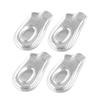 FRCOLOR 2pair Clear Gel Heel Cups for Foot Care Non-Slip Insoles for High Heel Comfort Pain Relief and Blister Prevention Elastic Gel Inserts for Women Shoes view 1