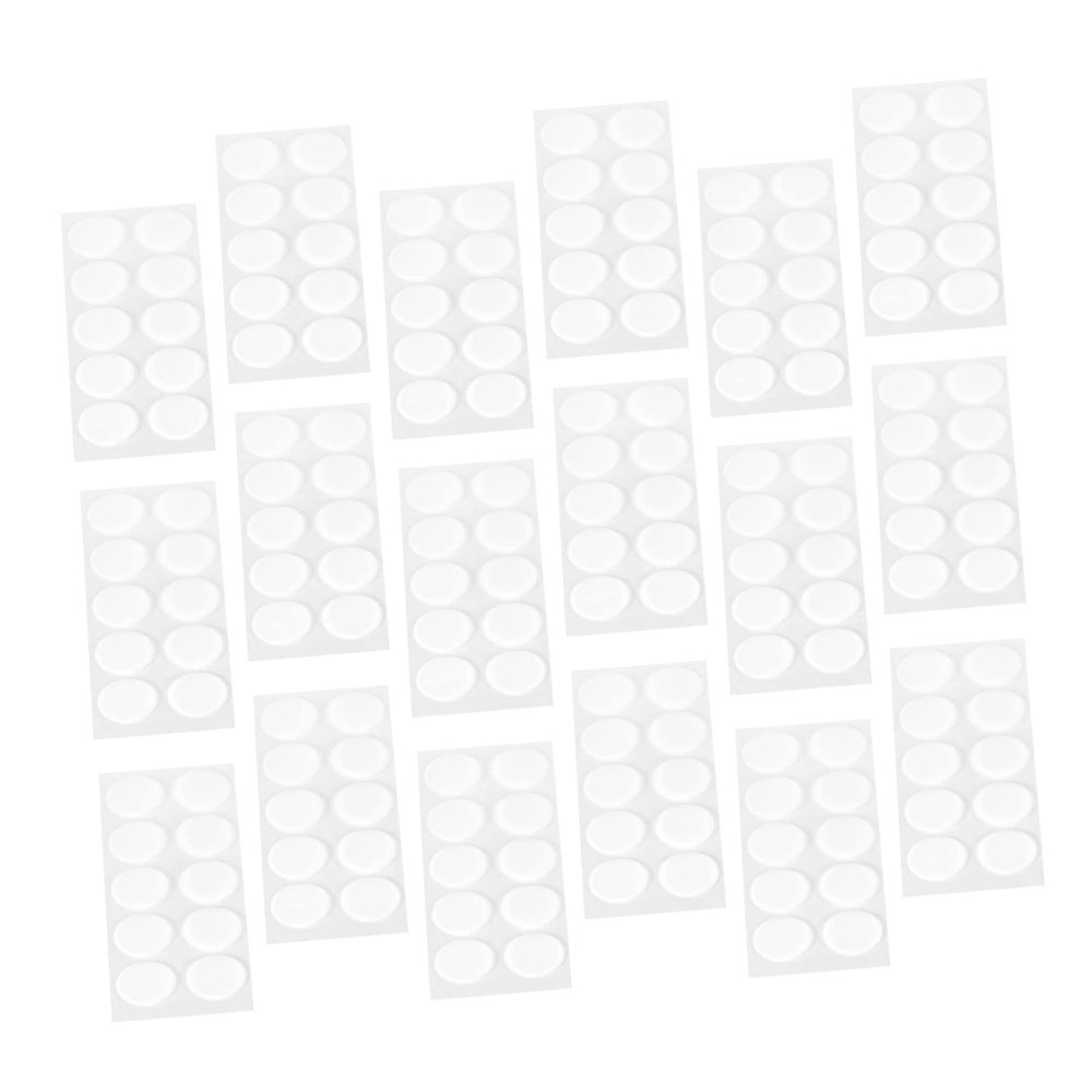 FRCOLOR 120sets Transparent Ear Support Patches Durable Pe Tape for Earrings Protects from Stretching Comfortable and Odor- for Heavy Earrings
