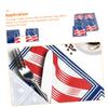 SEWOART Patriotic Napkins Star 40pcs Independence Day Dinner Napkins for Party view 4