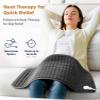 Extra Large Microplush Heating Pad for Back Neck Shoulder Pain Cramps Relief - Gifts for Women Men Mom Dad, Mothers Day Fathers Day Christmas Birthday Gifts - 6 Heat Settings, Auto-Off - 17"x33" view 2