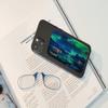 Always With You ThinOptics Readers - Armless On-Nose Reading Glasses - Slim Printed Case Attaches to Phone or Fits in Wallet - Northern Lights 1.0x view 3