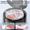 Ultrasonic UV Retainer Cleaner Machine for Dentures, Aligner, Jewelry, Mouth Guard, Night Guard, Toothbrush Head, Shaver Head, 42kHz Ultrasonic Denture Cleaner Machine for All Dental Appliance, Black view 4