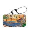Always With You ThinOptics Readers - Armless On-Nose Reading Glasses - Slim Printed Case Attaches to Phone or Fits in Wallet - Route 66 1.5x view 2