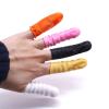 100 Pcs Disposable Fingertip Protective Gloves Natural Rubber Non-slip Anti-static Latex Finger Cot Fingertip Tool (Color : Pink) view 4