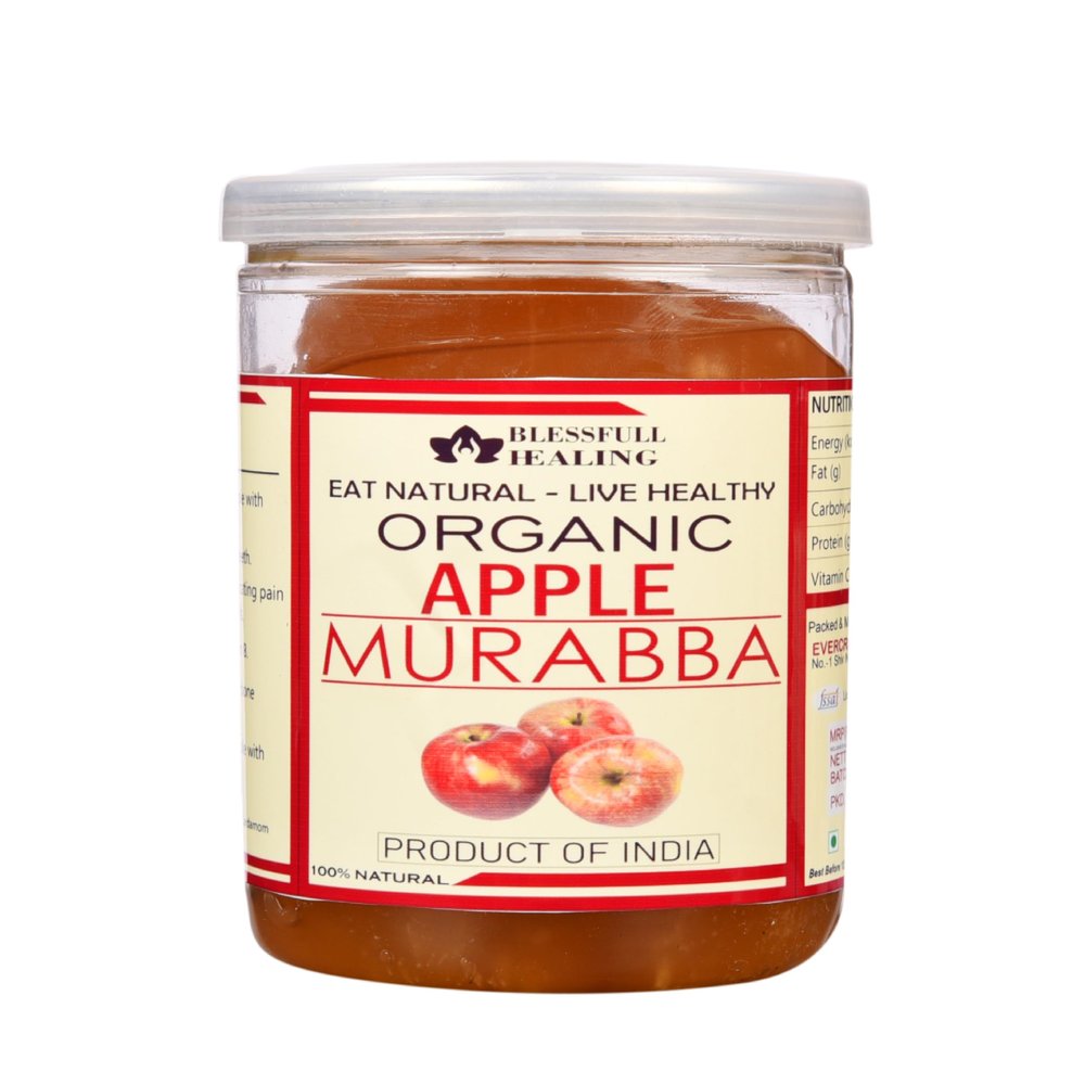 Blessfull Healing Organice Apple Murabba 1 lb (453 Gram) Airtight Container