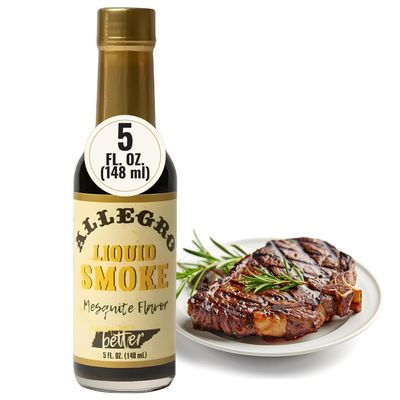 ALLEGRO - The Marinate Everything Marinades | Perfect for Meats, Marinades & Veggies | Liquid Smoke for Cooking, Roasting & Grilling | Kosher & Gluten Free | 5 Oz (Pack of 1) - Mesquite Liquid Smoke
