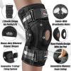 NEENCA Professional Knee Brace for Knee Pain, Hinged Knee Support with Patented X-Strap Fixing System, Medical for Pain Relief, Arthritis, Meniscus Tear, ACL, PCL, MCL, Runner, Sport view 4