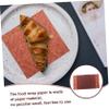 HOLIDYOYO 100sheets Greaseproof Food Grade Wrap Paper Compact Sandwich and Cake Liners for Easy Food Packaging Safe Strong and Tear-resistant for Daily Use view 3