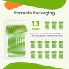 Kiwi Green Plastic Spoons Heavy Duty, Disposable Party Supplies 104 PCS view 4