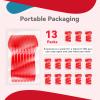 Red Plastic Spoons Heavy Duty, Disposable Party Supplies 104 PCS view 4
