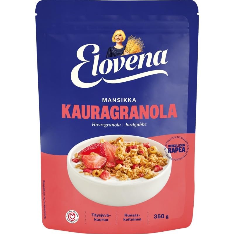 Elovena strawberry Granola 1 Pack of 350g SPSP pack (SOPOSOPO)