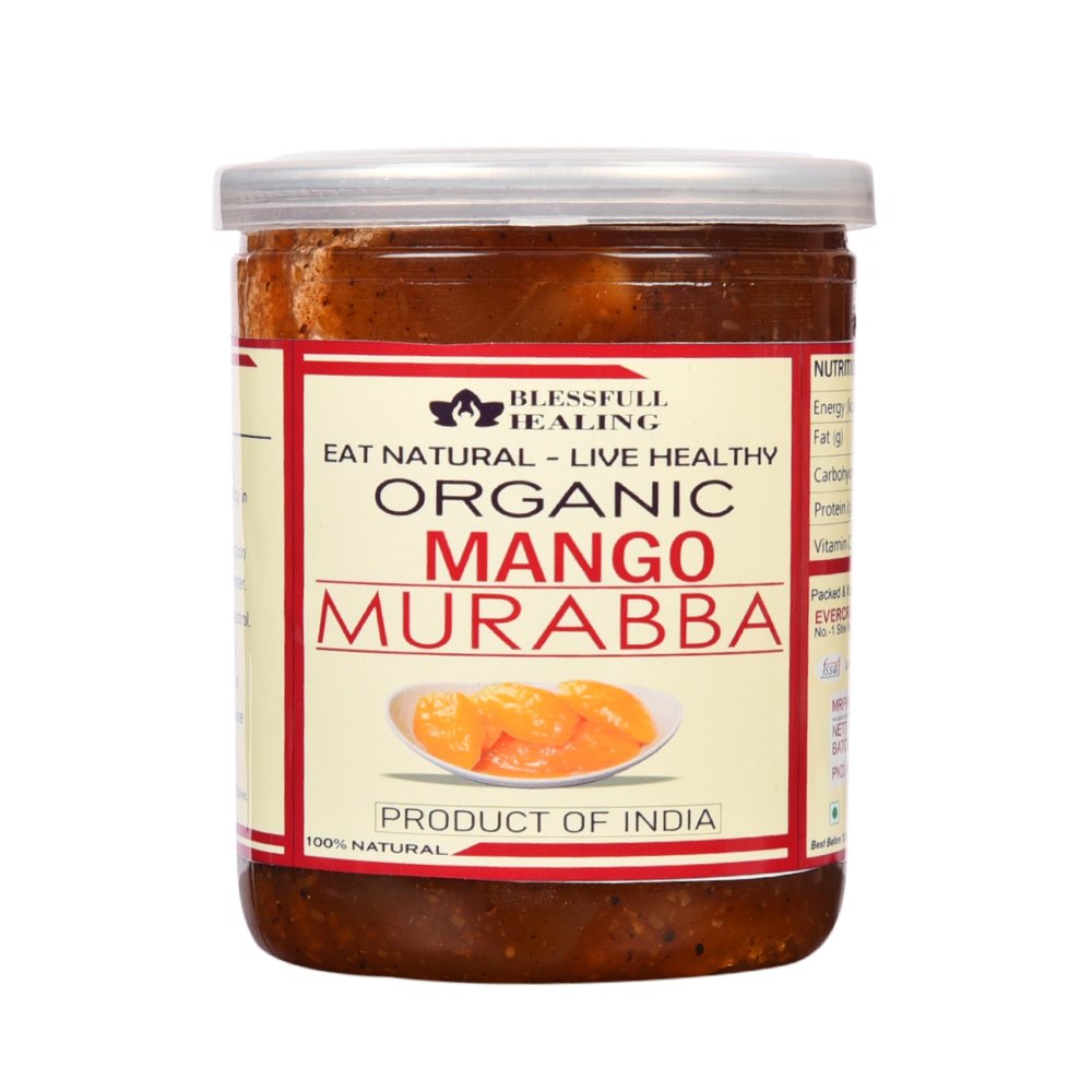Blessfull Healing Organice Mango Murabba 2 lb (907 Gram) Airtight Container