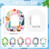 24pcs Adhesive Patches for Omnipod, Waterproof Sensor Patches Breathable Sensor Stickers Pre-Cut Sweatproof Sensor Cover Adhesive Tape Compatible with Omnipod 5 (6 Styles) view 2