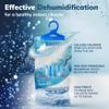 MAVORI Hanging Moisture Absorber Bags, Dehumidifier Bags for Closet, Wardrobe and Laundry Room, Reduce Moisture, Odors, and Dampness, Long-Lasting Humidity Control, 16.9 oz per Bag (Pack of 10) view 3