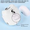 Electric Nail Clipper with Light and Nail Scraps 2 Speeds Portable Nail Clippers Rechargeable Nail Cutter Safety Fingernail Trimmer for Baby Kids Adults Seniors (White) view 4