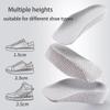 Insoles Height Increase High Pads,1.5cm/2.5cm/3.5cm Height Insoles Increase High Pads Comfort and Reduce Pressure for Men and Women Daily Wear (1 Pairs Black, 3.5cm/1.37) view 3