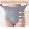 Women's Washable Incontinence Underwear 4 Pack, Leakproof Ladies Panties High Waist, Incontinence Protective Briefs for Minor Bladder Leak(L) view 2