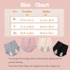 Women's Washable Incontinence Underwear 4 Pack, Leakproof Ladies Panties High Waist, Incontinence Protective Briefs for Minor Bladder Leak(L) view 4
