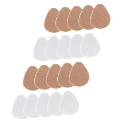 FRCOLOR 10pairs Comfortable Wear Half Foot Pads Multipurpose Forefoot Pads for High Heels Wear-Resistant and Skid for Men and Women