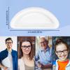 15 Pairs Eyeglass Nose Pads Anti Slip, 3.5mm Thickness Adhesive Nose Grips for Glasses,Silicone Nose Pads for Eyeglasses, Clear Air Cushion Nose Pads for Eyeglasses Sunglasses Reading Glasses view 2