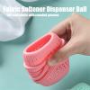 Fabric Softener Dispenser Ball 2 Pack, Liquid Fabric Softener Dispenser Ball for Washing Machine, Reusable Fabric Softener Ball Dispenser for Washer, Laundry Liquid Dispenser Balls (Blue,2) view 2