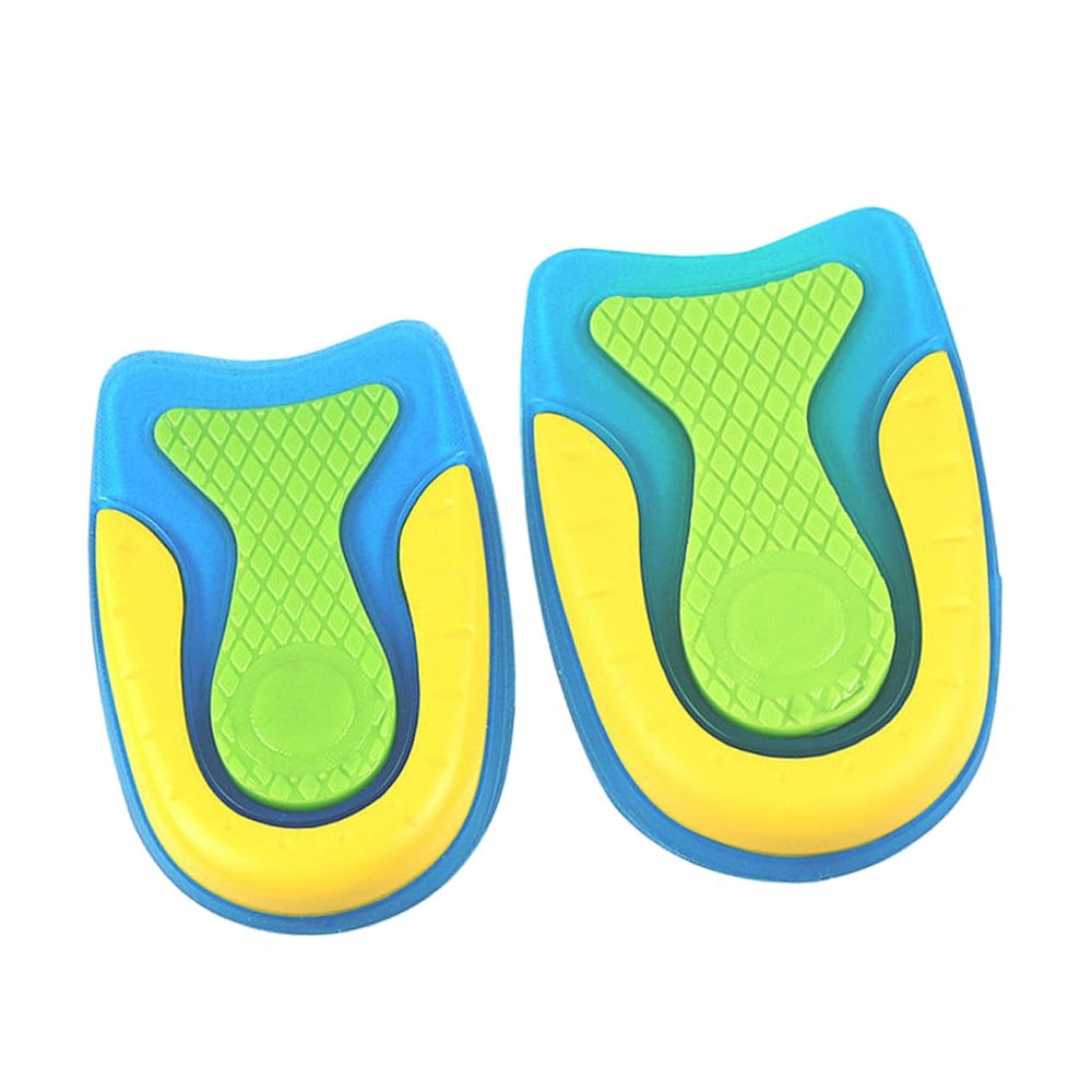 FOMIYES 2pairs Men Women Heel Lifts Inserts Ankle Support Half Insoles for Shoes Absorption Comfortable Breathable for Long Walking