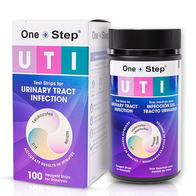 One Step 3-IN-1Full Panel UTI Test strips, 100 Strip Tub, At Home UTI Test for Women, Men & Kids, Urine Test Strips for UTI & Bladder, Easy To Use Urinary Tract Infection Test Kit