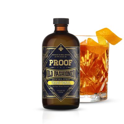 Proof Syrup - Old Fashioned Cocktail Mix - Made with Real Bitters & Cane Sugar - Traditional Flavor - Fast, Easy, Delicious, Handcrafted Cocktail Syrup - 4oz