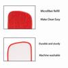 2 Pack Reusable Mop Refill Pads - Compatible with OXO Good Grips Spray Mop, Dry & Wet Mopping Cloth Refills for Floor Cleaning (2 Pack) view 3