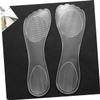 FOMIYES 2pairs Transparent Silicone Gel Insoles for Yoga Training Soft Absorption Arch Support Breathable Foot Massage Cushion Pads for All-Day Comfort view 4