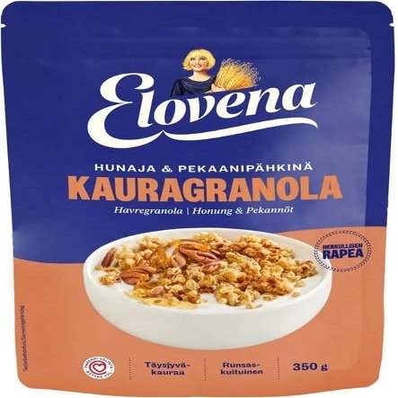 Elovena honey&pecan nut Granola 1 Pack of 350g SPSP pack (SOPOSOPO)