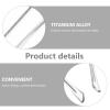 Baluue 1pair Replacement Arms for Eyeglasses Repair Kit for Glasses Lightweight and Comfortable Eyewear Accessories Easy to Install Design view 3