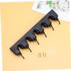 ABOOFAN Mop Rack Mop Storage Shelf Bathroom Storage Rack Cleaning Tools Organizer Mop Holder, 40X8X6cm, Black view 2