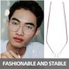 Baluue 1pair Eyeglasses Temple Replacement Glasses Arm Legs Comfortable Fit Non- Design for Daily Use view 4